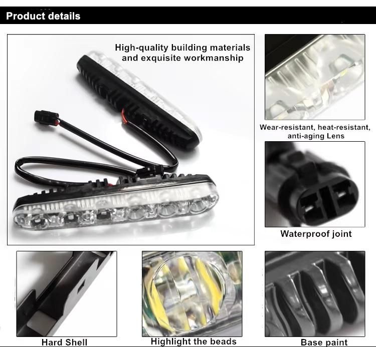 Led диодни дневни светлини drl 6led automax 1636