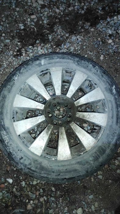 Литой титанка диск с покрышкой