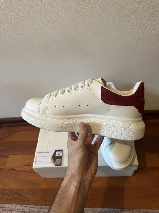 Alexander McQueen Oversized White Red