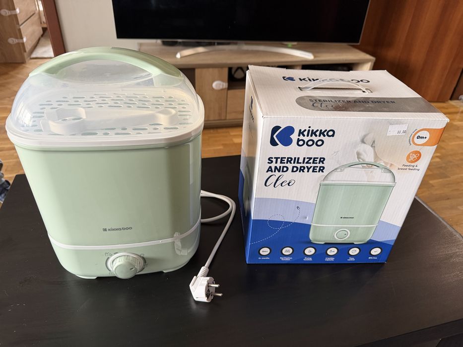 Стерилизатор Kikkaboo Cleo + подарък нагревател за шишета Lorelli