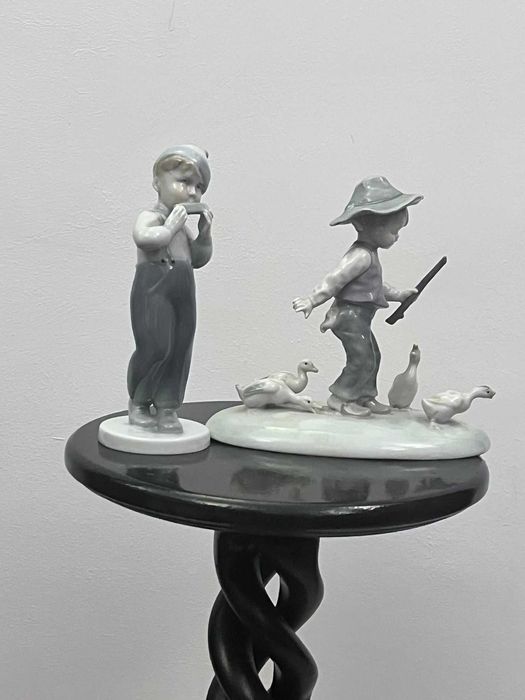 Set statuete bibelouri germane MO Metzler & Ortloff bibelou portelan