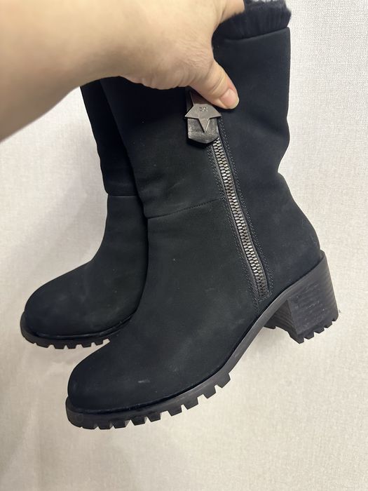 Сапожки зимние замша