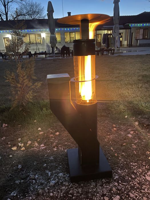 Дубайска камина  на пелети