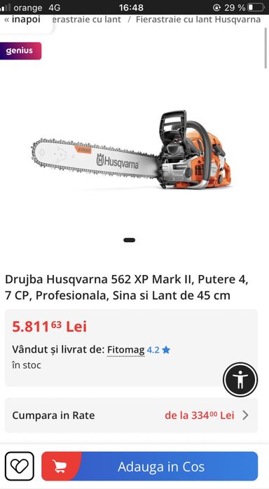 Vand drujba husqvarna