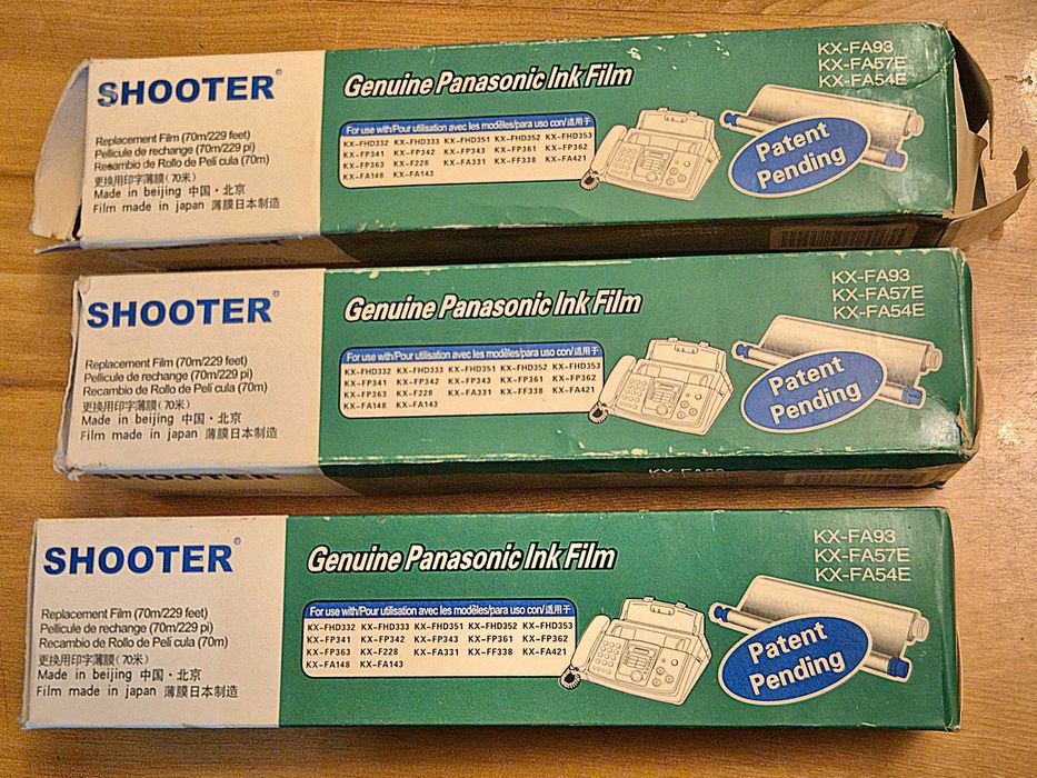 Телефон-факс SHARP FO-A650CN и стационарные телефоны Panasonic, Daewoo