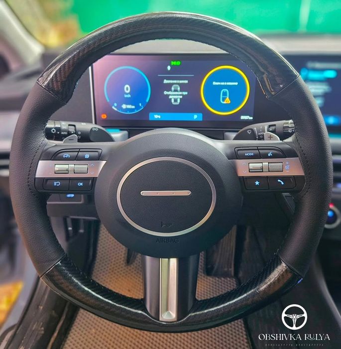 Перетяжка руля, чехол на рули