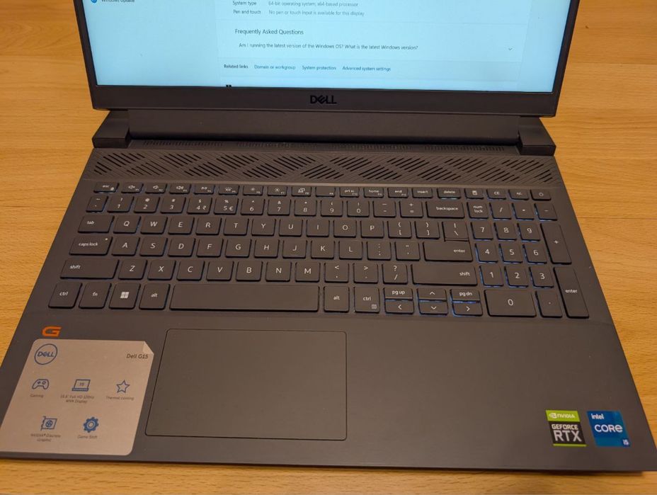 Dell Gaming Laptop 15,6"/i5/RTX 3050/32GB/1.5TB