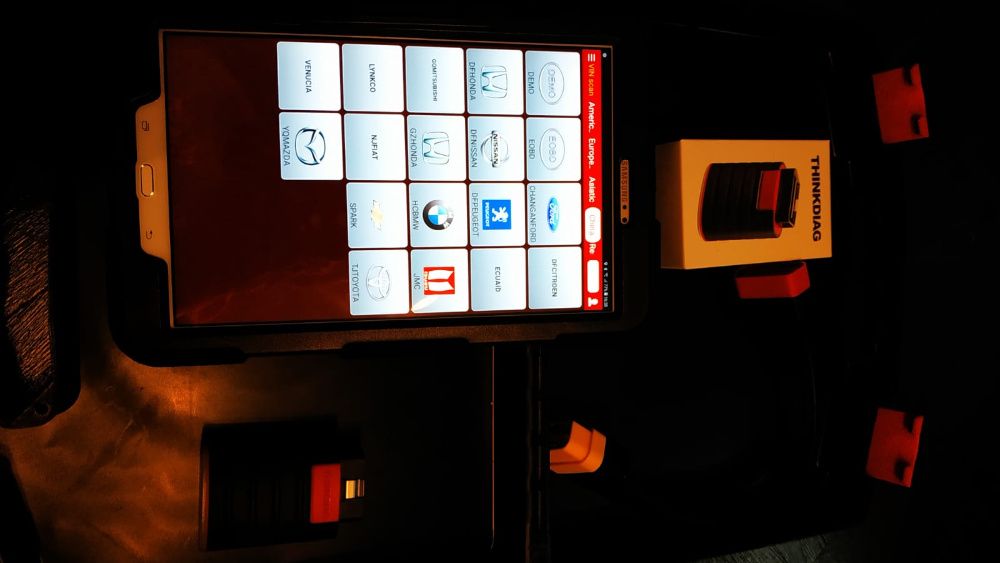 Launch Easydiag T4.0 KIT Tester Auto Profesional, Tableta SAMSUNG 10.1