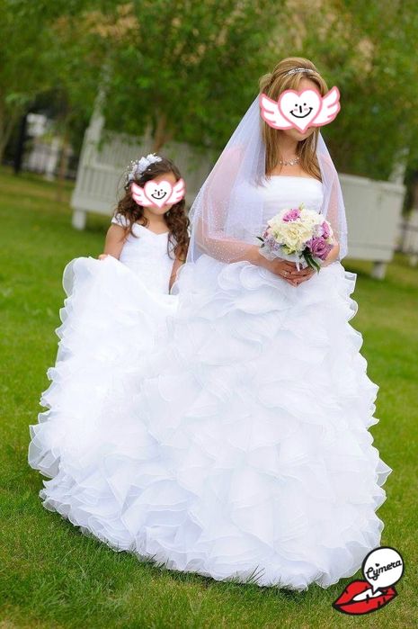 Продам свадебное платье 46 размер