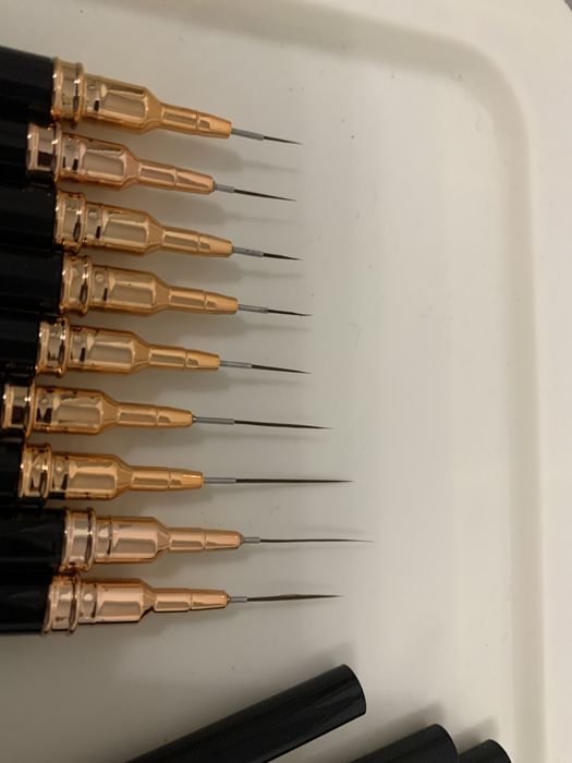 9 Pensule pictura unghii