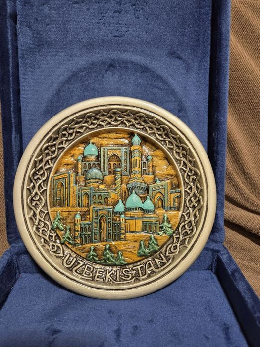 Глиняные тарелки сувениры