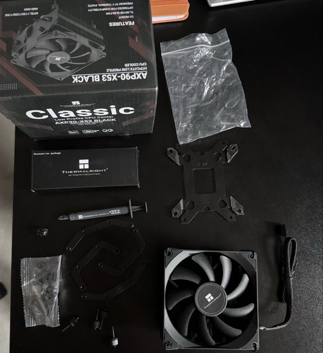 Cooler Procesor Low Profile/ Mini-ITX - THERMALRIGHT AXP-90 X53 BLACK