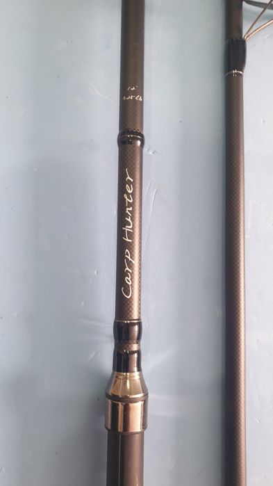 Нова!!Въдица карбон 3части тънка бланка шаран 3.60м 3.5lbr