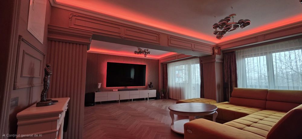 Montaj profil decorativ cornisa chenare plintă