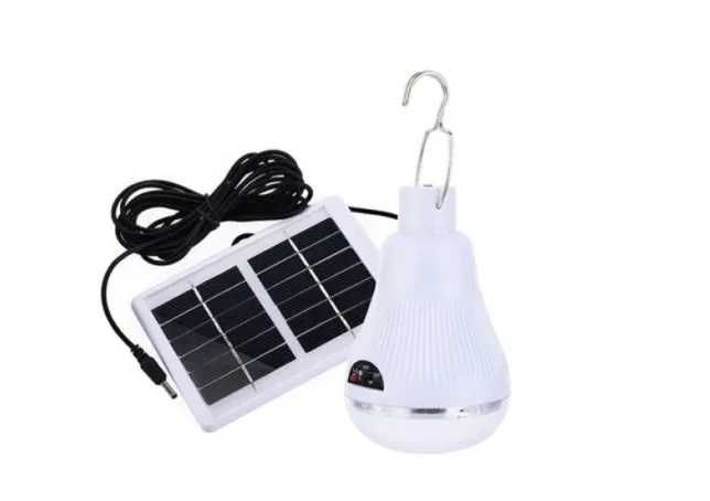 Мощна соларна Лед LED лампа,слънчев панел, дома,къмпинг,градина,декор