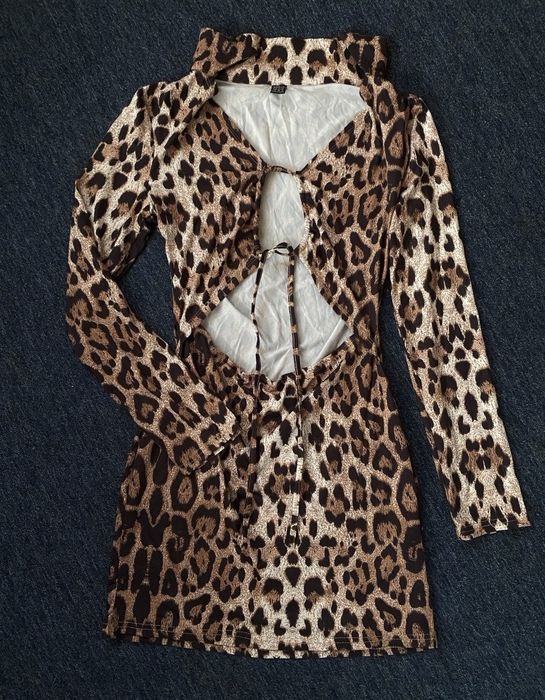 Rochie cu imprimeu leopard