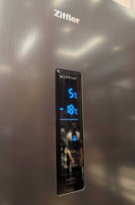 Холодильник Ziffler LRF-372BFDI No Frost Inverter Metal Cooling