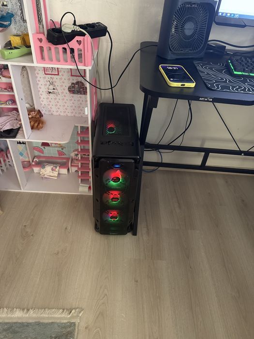 Игровой компьютер в сборе