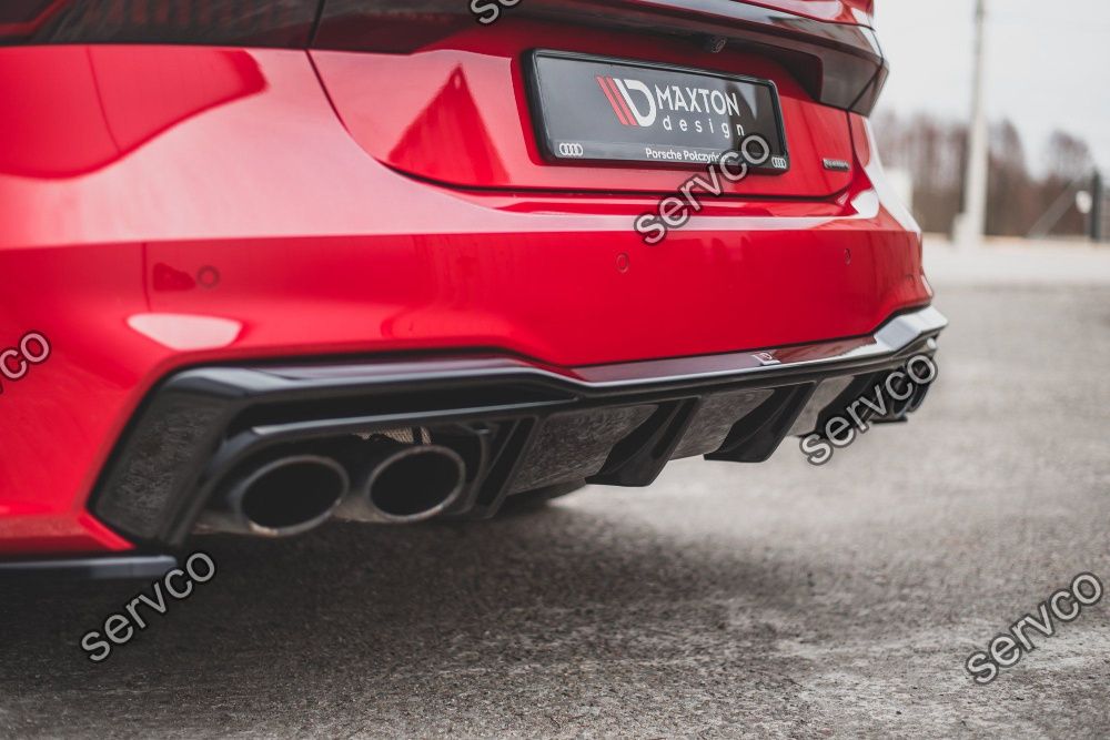 Prelungire difuzor bara spate Audi A7 C8 S-line 2017- v3 Maxton Design