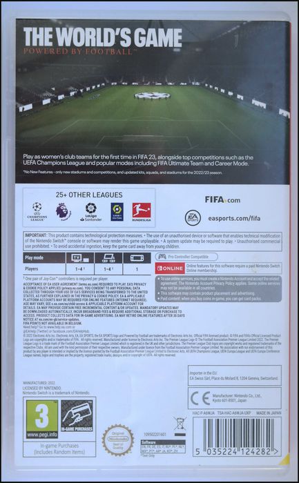 FIFA 23 Legacy Edition Nintendo Switch Fifa 2023