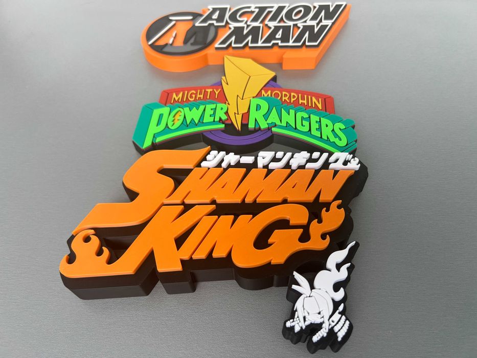 Action Man, Power Rangers, Shaman King 3D Фигури