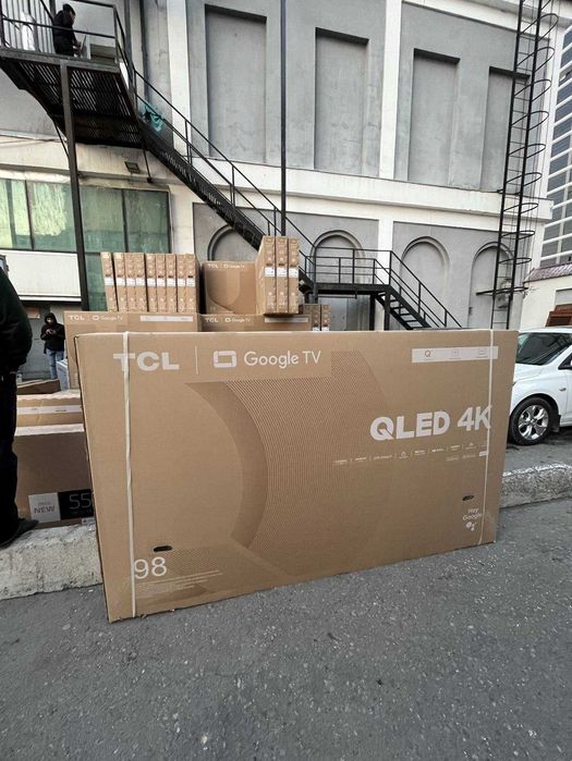 Телевизор TCL от43/45/55/65/до 98 Smart 4k Google TV Доствка Беслатно!