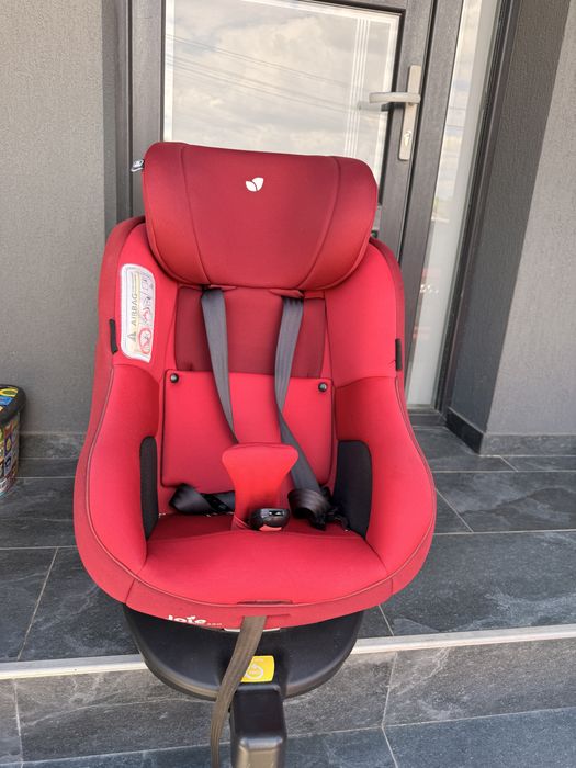 Joie – Scaun auto Rotativ cu Isofix Spin 360° Merlot, 0-18 kg