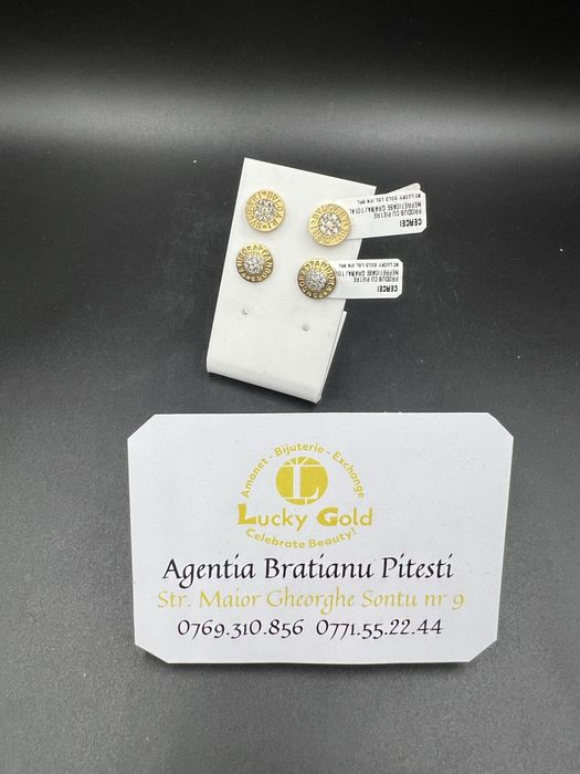 Cercei Aur 14k cod produs 17231 1.95gr 18648 2.17gr