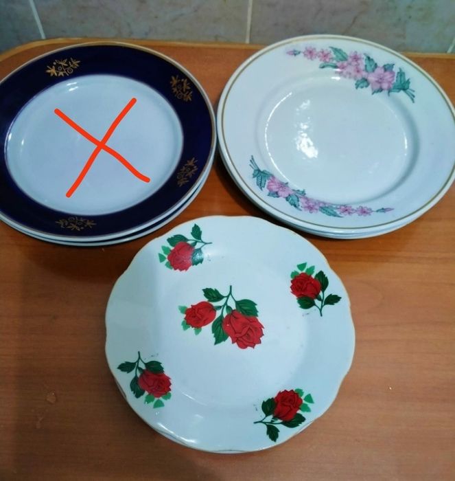 Набор тарелок  6 шт. (СССР))