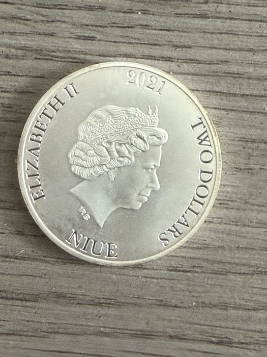 Moneda Argint Bitcoin , 31.1035 g , (o uncie) , puritate 999.9‰