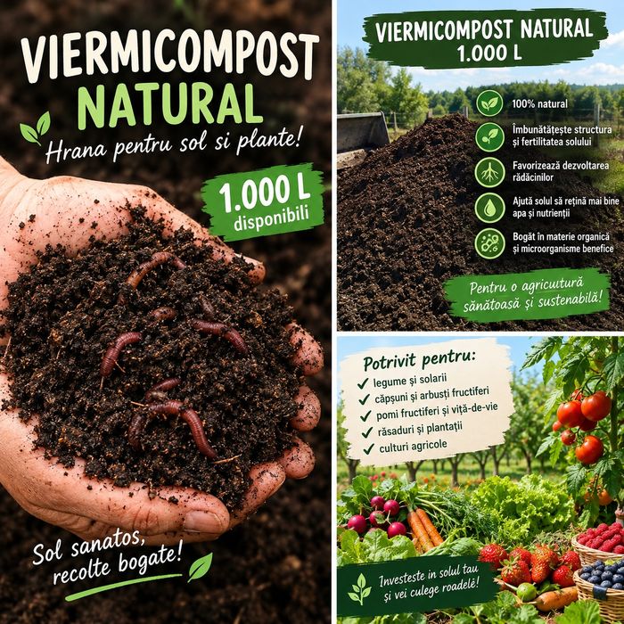 VIERMICOMPOST 100% natural