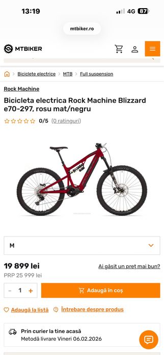 Vând Bicicletă Mărimea M