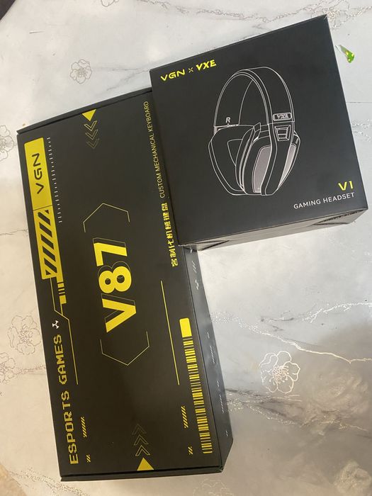 Продаю и наушники и клавиатуру от бренда VGN/VXE