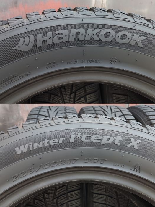4броя зимни гуми 225/60/17  HANKOOK Winter i*cept IZ3 , X
dot24