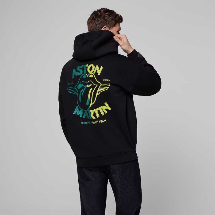 Aston Martin F1 x Rolling Stones - Оригинален мъжки суитшърт