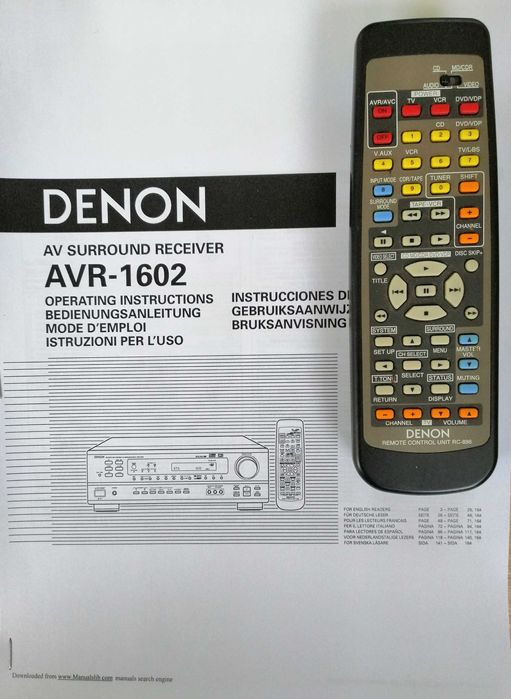 Ресивър DENON AVR-1602