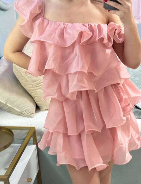 Розова рокля от Shein