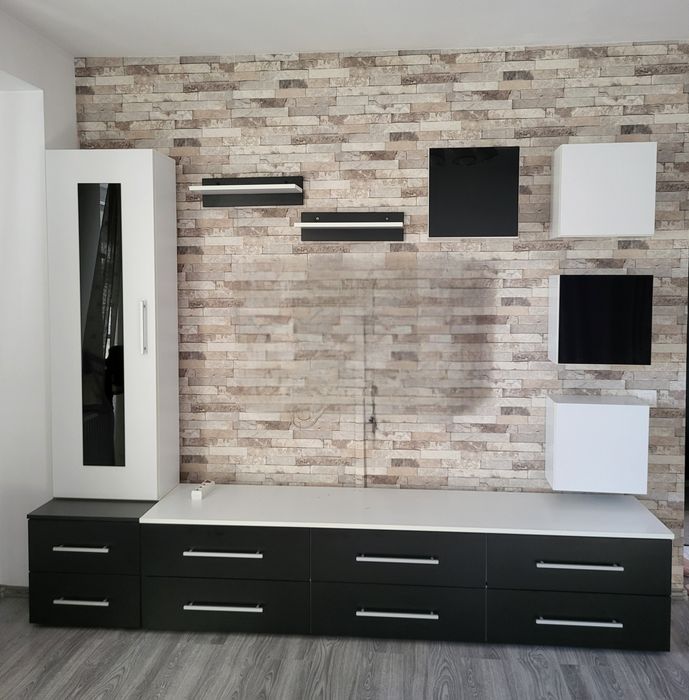 Mobila living alb!negru
