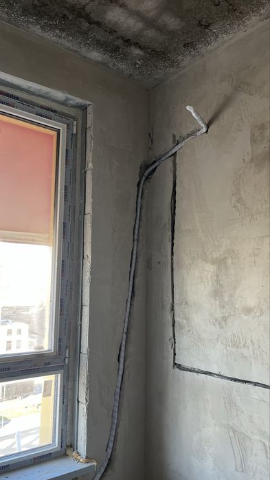 Кондиционер  установка штроба