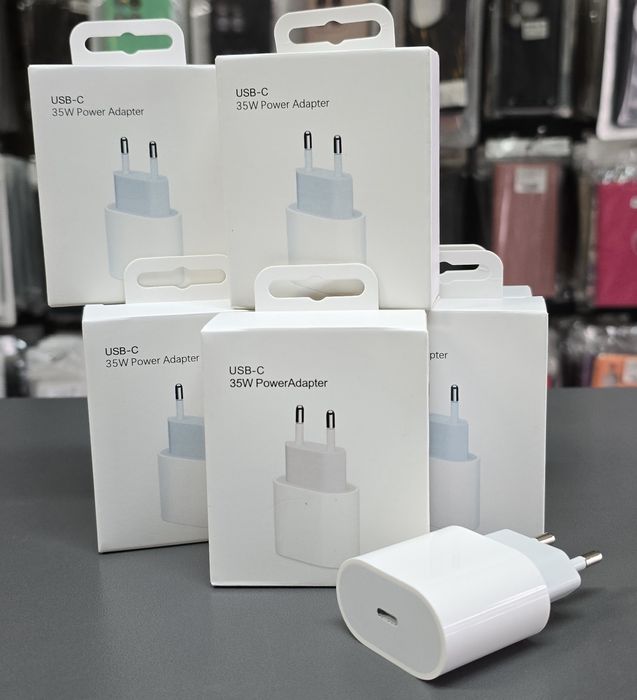 Адаптер 35W за IPhone 17 Pro Max бързо зареждане траф с type c изход