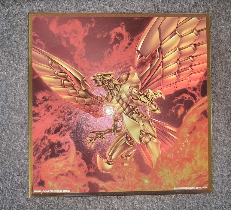 Moneda si Shikishi Yugioh Winged dragon of Ra+Cutie Carti de joc