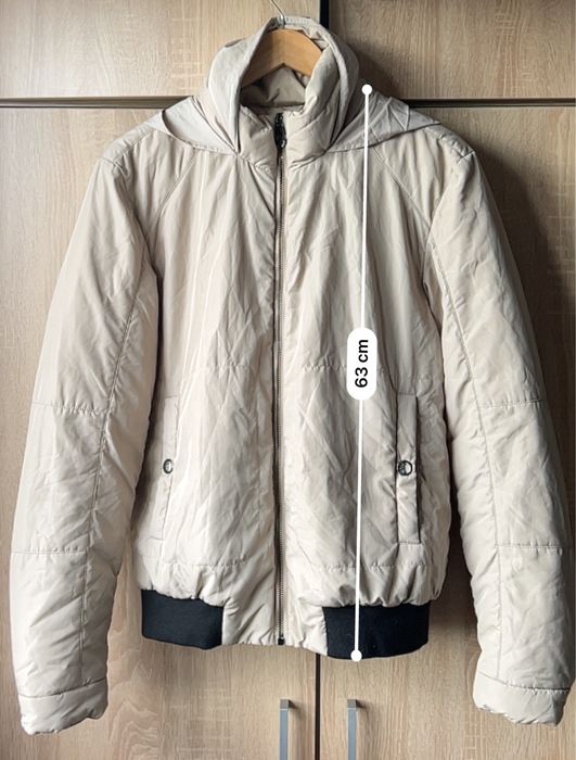 Geaca Unisex Puffer Bej Versace de Toamna si Iarna