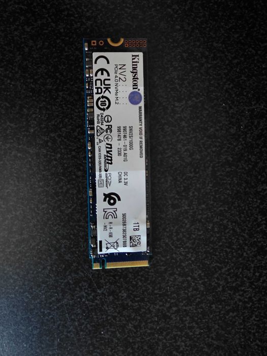 Vand Solid State Drive (SSD) Kingston NV2 1TB, PCIe 4.0 NVMe, M.2.