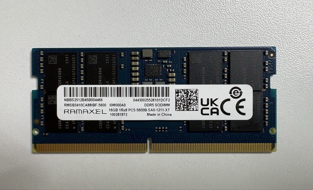 Оперативная память для ноутбука DDR5/16gb/sodimm/ОЗУ