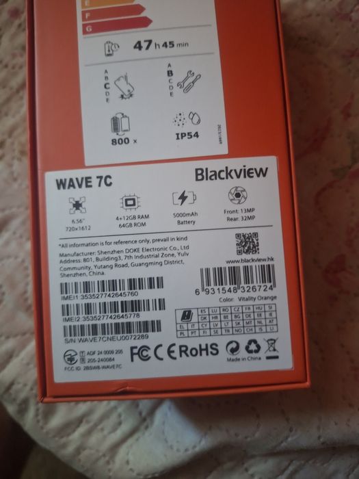 Blackview wave 7c