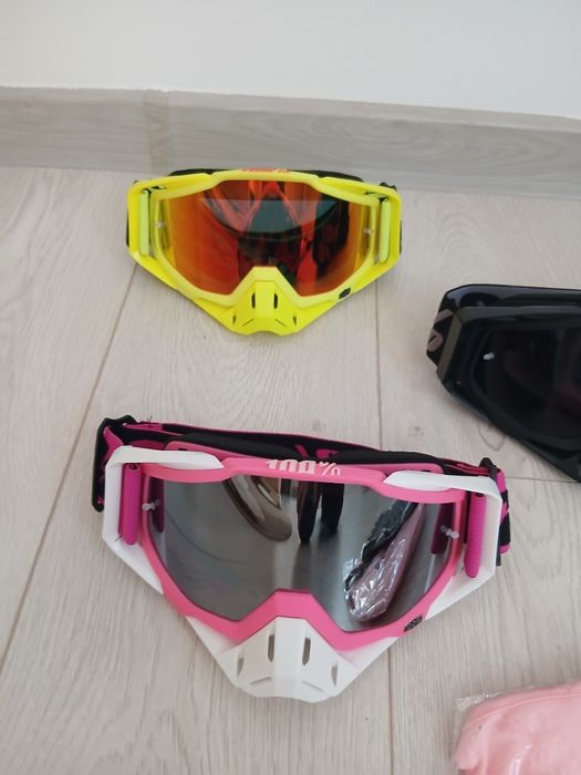 Ochelari casca full face 100%