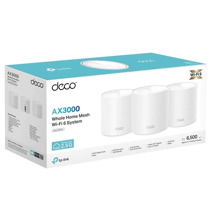 Tp link Deco X50 Pro AX3000 Mesh-система Wi-Fi 6
