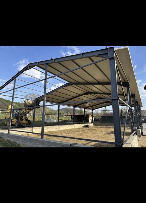 Structuri si hale metalice,  stalpi din ipe sau țeavă