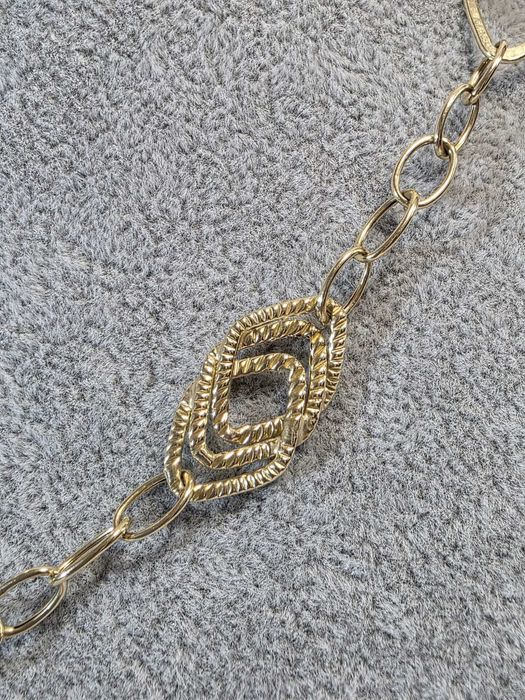 Lanț din Aur 14K Damă 6.5 g cu Zale Decorative și Pandantiv Elegant