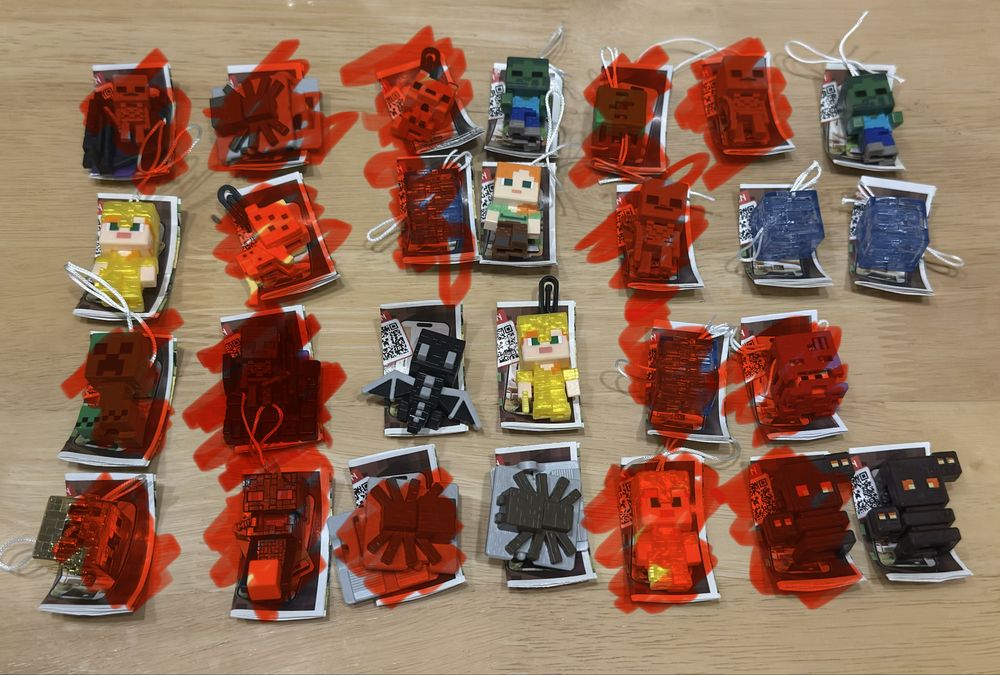 Kinder Joy Minecraft, Stranger Things, DC
